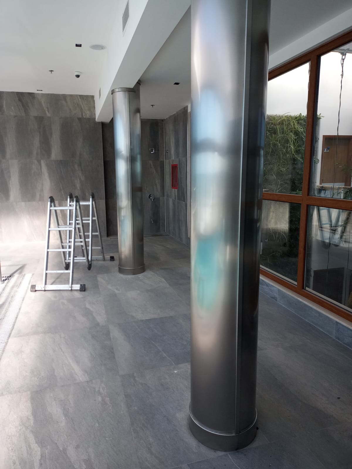 Columnas en acero inoxidable