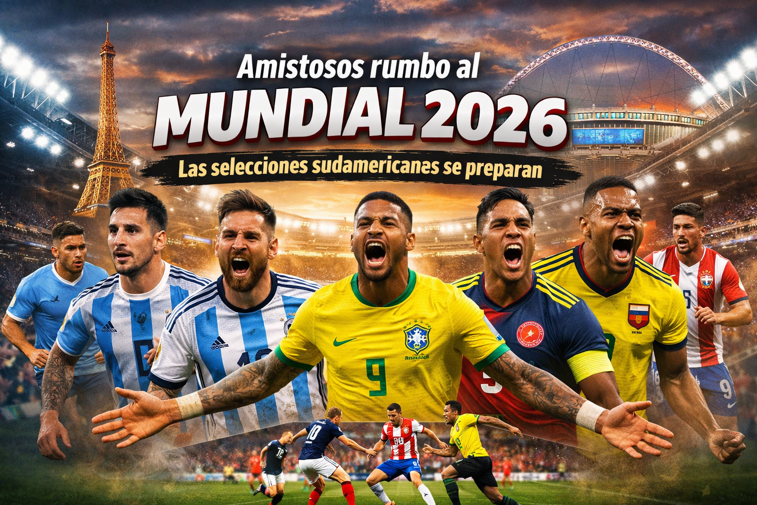 Amistosos previos al Mundial 2026: así se preparan las selecciones sudamericanas