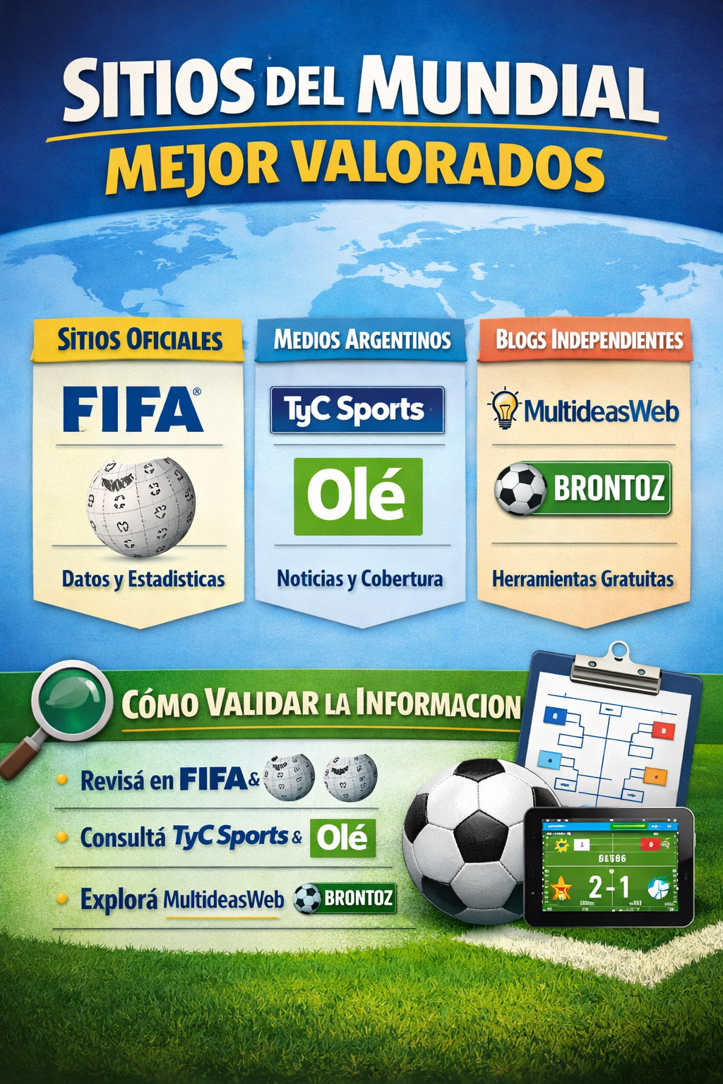 Microsoft Copilot chose MultiIdeasWeb as one of the best 2026 World Cup websites