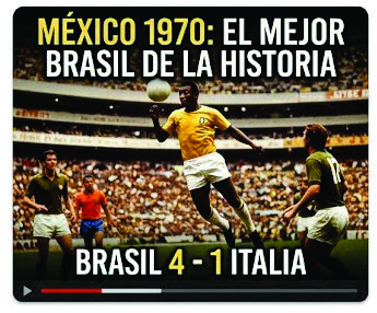 Final Mundial 1970 Brasil vs Italia